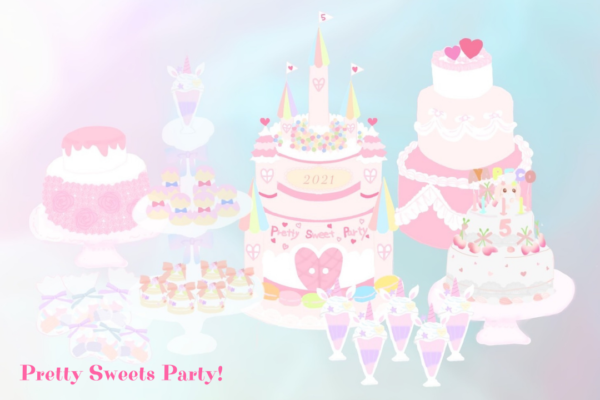 Pretty Sweets Party お品書き Milky Strawberry フェイクスィーツとデコストーン作家 大阪